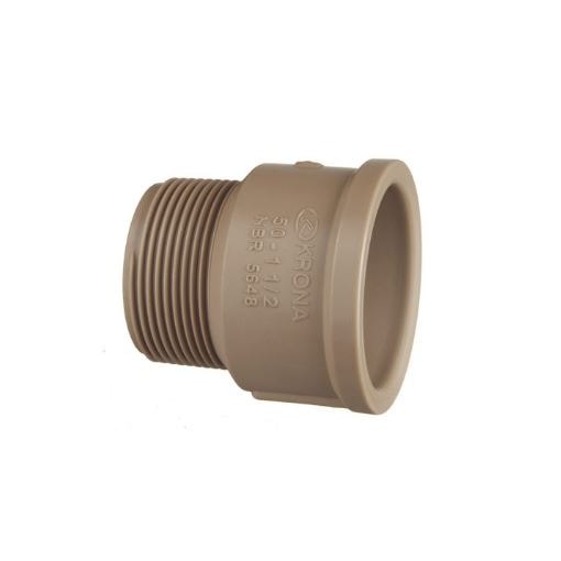 Adaptador Soldável Com Rosca 75mm x 2.1/2'' Krona  Adaptador Soldável Com Rosca 75mm x 2.1/2'' Krona
