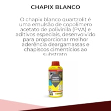 ADESIVO CHAPIX BLANCO 1LITRO QUARTZOLIT ADESIVO CHAPIX BLANCO 1LITRO QUARTZOLIT