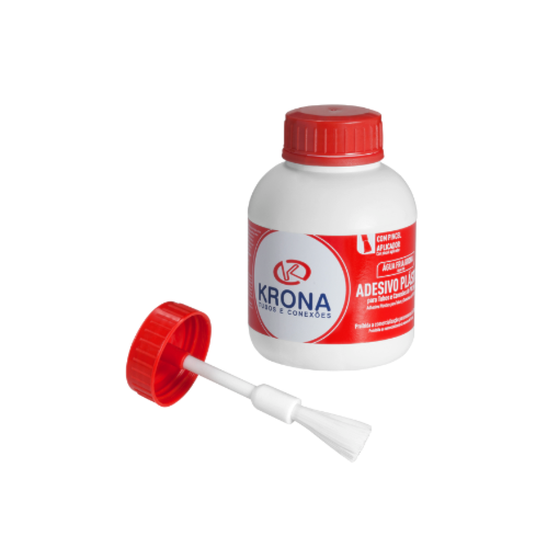 Adesivo Plástico PVC com Pincel Aplicador 175g Krona Adesivo Plástico PVC com Pincel Aplicador 175g Krona