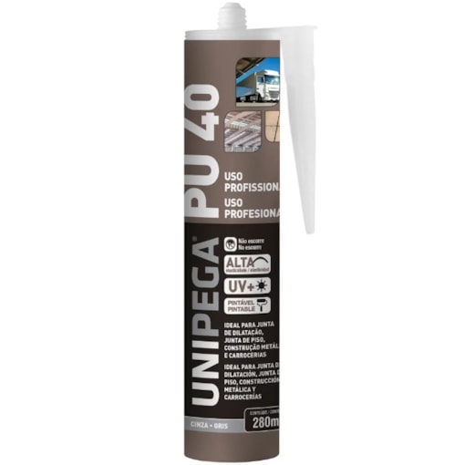 Adesivo Pu 40 Branco 280ml Unipega Adesivo Pu 40 Branco 280ml Unipega