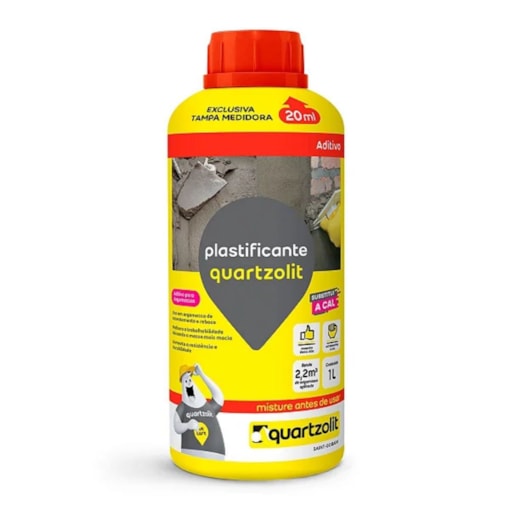 ADITIVO PLAST 1 LITRO QUARTZOLIT ADITIVO PLAST 1 LITRO QUARTZOLIT