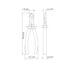 Alicate Corte Diagonal 6'' 41006/106 Tramontina