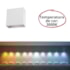Arandela LED Astral 4W 3000K Bivolt Branca Opus