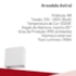 Arandela LED Astral 4W 3000K Bivolt Branca Opus
