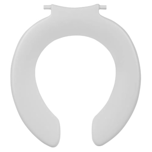 Assento Sanitário Anatômico Oval c/ Abertura Frontal Branco Astra Assento Sanitário Anatômico Oval c/ Abertura Frontal Branco Astra