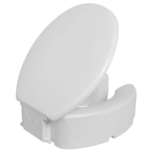 Assento Sanitário Elevado c/ Tampa 13cm Branco Astra Assento Sanitário Elevado c/ Tampa 13cm Branco Astra