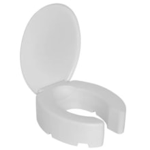 Assento Sanitário Elevado c/ Tampa 13cm Branco Astra Assento Sanitário Elevado c/ Tampa 13cm Branco Astra