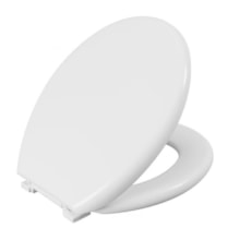 Assento Sanitário Oval Almofadado Branco Astra Assento Sanitário Oval Almofadado Branco Astra
