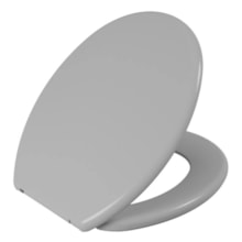 Assento Sanitário Oval Anatômico Cinza Astra Assento Sanitário Oval Anatômico Cinza Astra