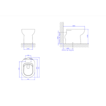 Bacia Convencional Vogue Plus Branco P.5.17 Deca   Bacia Convencional Vogue Plus Branco P.5.17 Deca