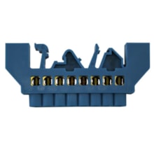 Barramento Neutro 8 Furos Base Azul JNG Barramento Neutro 8 Furos Base Azul JNG