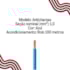 Cabo Flexível Azul 1,0mm 750v Rolo 100 Metros Cobrecom/Megatron Cabo Flexível Azul 1,0mm 750v Rolo 100 Metros Cobrecom/Megatron