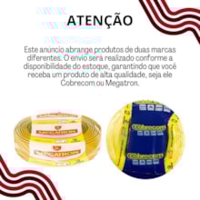 Cabo Flexível Azul 2,5mm 750v Rolo 100 Metros Cobrecom/Megatron Cabo Flexível Azul 2,5mm 750v Rolo 100 Metros Cobrecom/Megatron