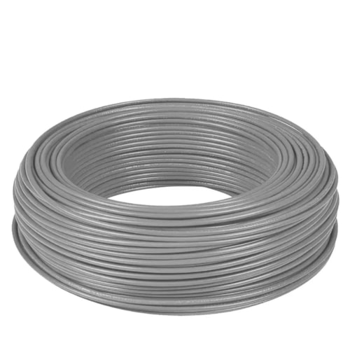 Cabo Flexível Cinza 2,5mm 750v Rolo 100 Metros Cobrecom/Megatron Cabo Flexível Cinza 2,5mm 750v Rolo 100 Metros Cobrecom/Megatron