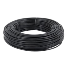 Cabo Flexível Preto 2,5mm 750v Rolo 100 Metros Cobrecom/Megatron Cabo Flexível Preto 2,5mm 750v Rolo 100 Metros Cobrecom/Megatron