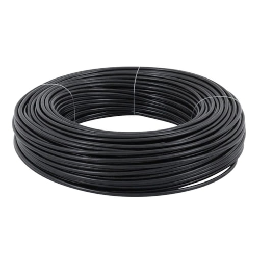 Cabo Flexível Preto 6,0mm 750v Rolo 100 Metros Cobrecom/Megatron Cabo Flexível Preto 6,0mm 750v Rolo 100 Metros Cobrecom/Megatron