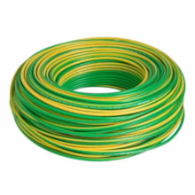 Cabo Flexível Verde e Amarelo 4,0mm 750v Rolo 100 Metros Cobrecom/Megatron Cabo Flexível Verde e Amarelo 4,0mm 750v Rolo 100 Metros Cobrecom/Megatron