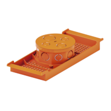 Caixa de Luz Centro para Laje 300mm Laranja 1257 Krona Caixa de Luz Centro para Laje 300mm Laranja 1257 Krona