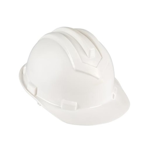 Capacete com Carneira Plástico Branco 2530 Ledan Capacete com Carneira Plástico Branco 2530 Ledan
