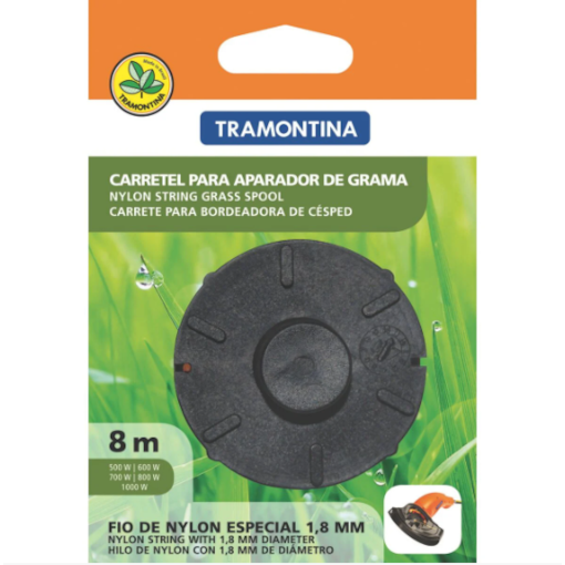 Carretel Fio de Nylon Jardim 1,8mm 8 Metros 78799463 Tramontina Carretel Fio de Nylon Jardim 1,8mm 8 Metros 78799463 Tramontina