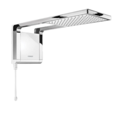 Chuveiro Acqua Storm Ultra Branco/Cromado 127V 5500W Lorenzetti Chuveiro Acqua Storm Ultra Branco/Cromado 127V 5500W Lorenzetti