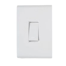Conjunto Placa 4x2 + Interruptor Simples Branca Liz Tramontina  Conjunto Placa 4x2 + Interruptor Simples Branca Liz Tramontina