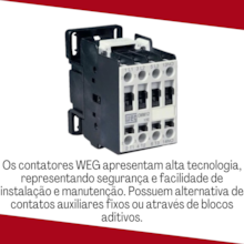Contator 12A 220V CWM12-10-30D23 Weg Contator 12A 220V CWM12-10-30D23 Weg