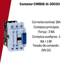 Contator 18A 220V CWM18-11-30C03 Weg