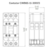 Contator 65A 220V CWB65-11-30D23 Weg Contator 65A 220V CWB65-11-30D23 Weg