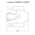 Contator 80A 220V CWB80-11-30D23 Weg Contator 80A 220V CWB80-11-30D23 Weg