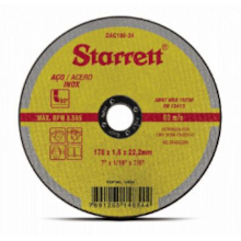 Disco Abrasivo de Corte 115x1x22,2mm Starret Disco Abrasivo de Corte 115x1x22,2mm Starret
