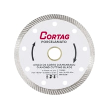 Disco Corte Diamantado Turbo Porcelanato Cortag 