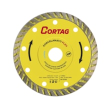 Disco Corte Diamantado Turbo Porcelanato Flex Cortag 