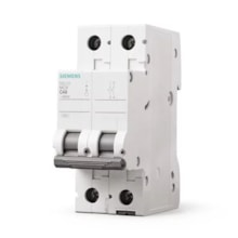 Disjuntor 5SL1 Bipolar 50A Curva C Siemens Disjuntor 5SL1 Bipolar 50A Curva C Siemens