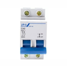 Disjuntor Bipolar Mini 16A Curva C 3KA JNG Disjuntor Bipolar Mini 16A Curva C 3KA JNG