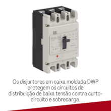 Disjuntor Caixa Moldada 3P 200A 20kA RDWS250L Weg Disjuntor Caixa Moldada 3P 200A 20kA RDWS250L Weg
