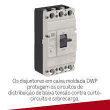 Disjuntor Caixa Moldada 3P 300A 35kA RDWS400L Weg Disjuntor Caixa Moldada 3P 300A 35kA RDWS400L Weg