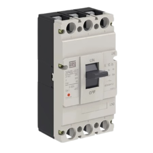 Disjuntor Caixa Moldada 3P 300A 35kA RDWS400L Weg Disjuntor Caixa Moldada 3P 300A 35kA RDWS400L Weg