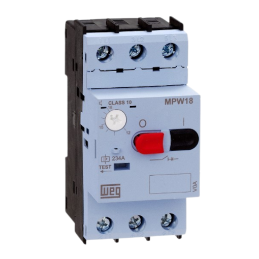 Disjuntor Motor Az 2,5-4A MPW18-3-U004 Weg Disjuntor Motor Az 2,5-4A MPW18-3-U004 Weg