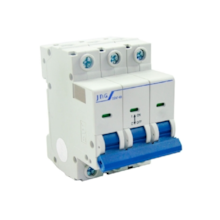 Disjuntor Tripolar Mini 63A Curva C 3KA JNG Disjuntor Tripolar Mini 63A Curva C 3KA JNG