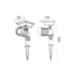 Espeto Led Solar 3W 3000K 05875 Ourolux