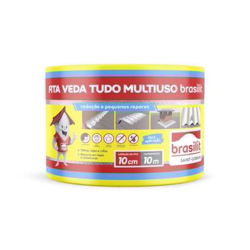 FITA VEDA TUDO MULTIUSO BRASILIT 10CM FITA VEDA TUDO MULTIUSO BRASILIT 10CM