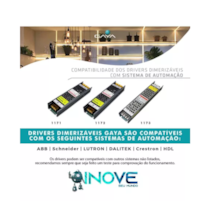 Fonte Driver Dimerizável Para Fita Led 36W 12V 3A Gaya  Fonte Driver Dimerizável Para Fita Led 36W 12V 3A Gaya