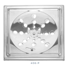 Grelha Ralo Inox Quadrada c/ Caixilho 10cm Nova Orion
