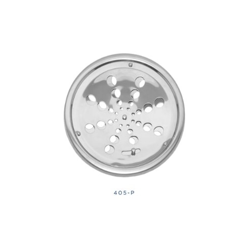 Grelha Ralo Inox Redonda c/ Caixilho 10cm Nova Orion Grelha Ralo Inox Redonda c/ Caixilho 10cm Nova Orion