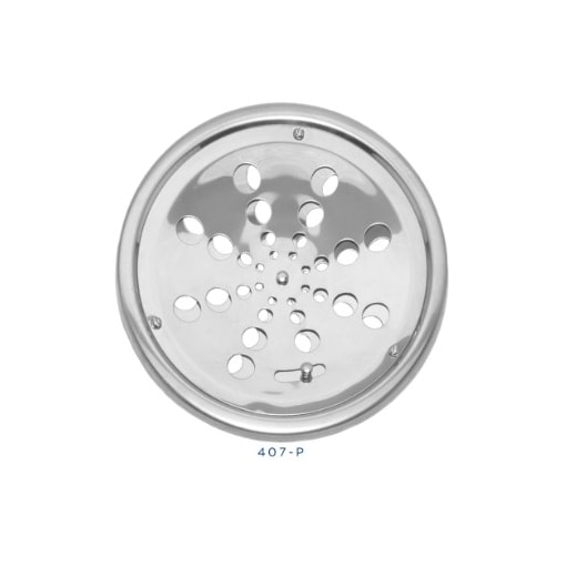 Grelha Ralo Inox Redonda c/ Caixilho 15cm Nova Orion Grelha Ralo Inox Redonda c/ Caixilho 15cm Nova Orion