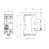 Interruptor Diferencial (IDR) 2P 63A 30mA RDWS Weg Interruptor Diferencial (IDR) 2P 63A 30mA RDWS Weg