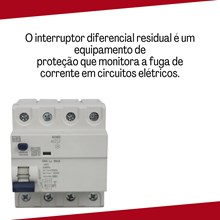 Interruptor Diferencial Residual (IDR) 4P 100A 30mA RDWS Weg