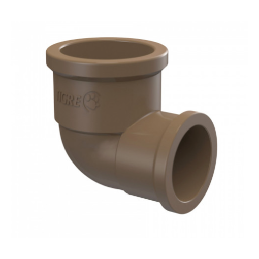 Joelho de Redução Soldável 90° 25x20mm Tigre Joelho de Redução Soldável 90° 25x20mm Tigre