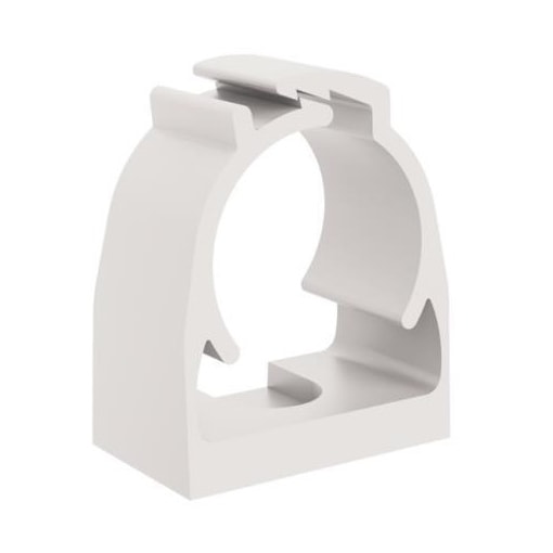 Kit 20 Abraçadeira Condulete PVC 1/2'' Branco Konextop Kit 20 Abraçadeira Condulete PVC 1/2'' Branco Konextop